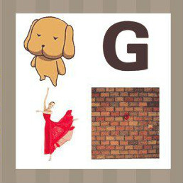 看图猜成语：一条狗一个G一个跳舞的女人一面墙答案是什么？