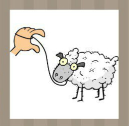 看图猜成语：一只手在牵着羊答案是什么？