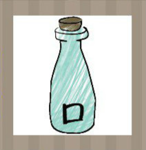 【一只绿色的瓶子里面有个口字答案】
